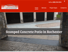 Tablet Screenshot of palermospatios.com